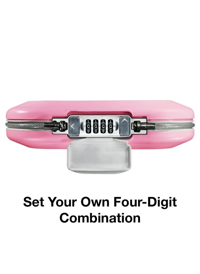 Master Lock - Pink  - Master Lock Personal Safe  Set Your Own Combination Portable Safespace  23Cm - 1.3Cm Wide  Pink  5900Dpnk - Image 1
