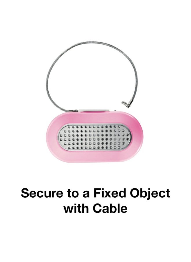 Master Lock - Pink  - Master Lock Personal Safe  Set Your Own Combination Portable Safespace  23Cm - 1.3Cm Wide  Pink  5900Dpnk - Image 1