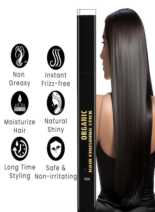 BlinkingNails Hair Finishing Stick for Frizzy - Hair Accessories, Fixer for Women, Non-Greasy, No White Double Sides Washable Cast, Hair Wax for Hair, Setting Stick (Pack 1) - Image 4