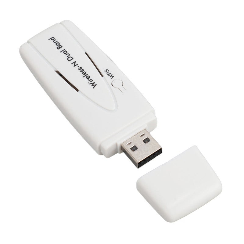 محول لاسلكي ثنائي النطاق N بسرعة 300 ميجابت في الثانية - محول واي فاي USB - يدعم أجهزة التلفزيون لسلسلة wis12abgnx للمسرح المنزلي - Image 4
