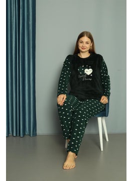 Happy City Season 2023/2024 Autumn/winter Women's Fleece Round Neck Heart Patterned Plus Size Pajama Set 34003 - pzsku/ZD29F6245EAB9A27FAF1AZ/45/_/1733941035/e64f812f-e3c3-4de7-bdcf-a6b33da99d4e