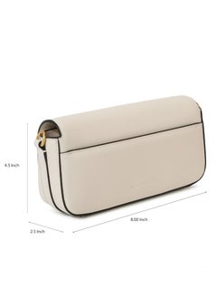 Karl Lagerfeld Paris Karl Lagerfeld Paris Signature Fan leather crossbody bag  - Image 5