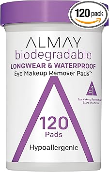 Almay Biodegradable Longwear Waterproof Eye Makeup Remover Pads - Image 1