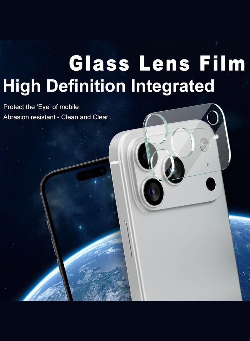 Wtech Apple iPhone 17 Pro Max 5G 2025 Premium Camera Lens Film Protector Shield (MLHICR) - Clear - Image 2
