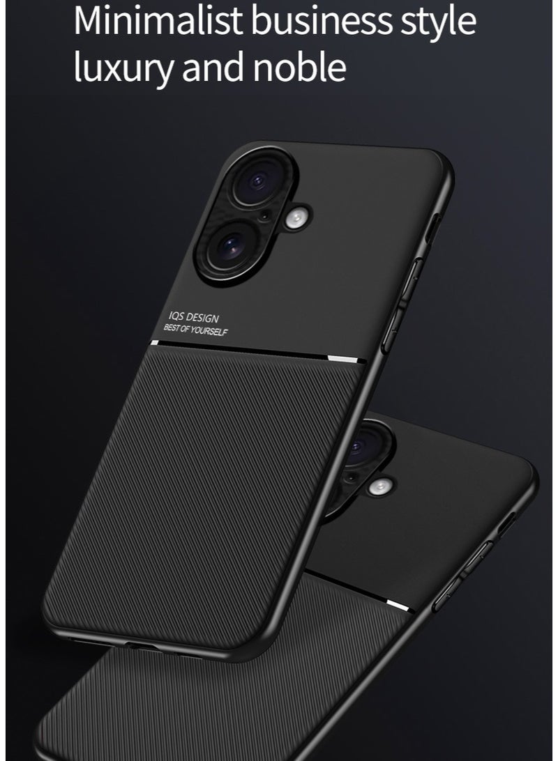ICARLUS Case for iPhone 17 Magnetic Cover Moire Black - Image 5