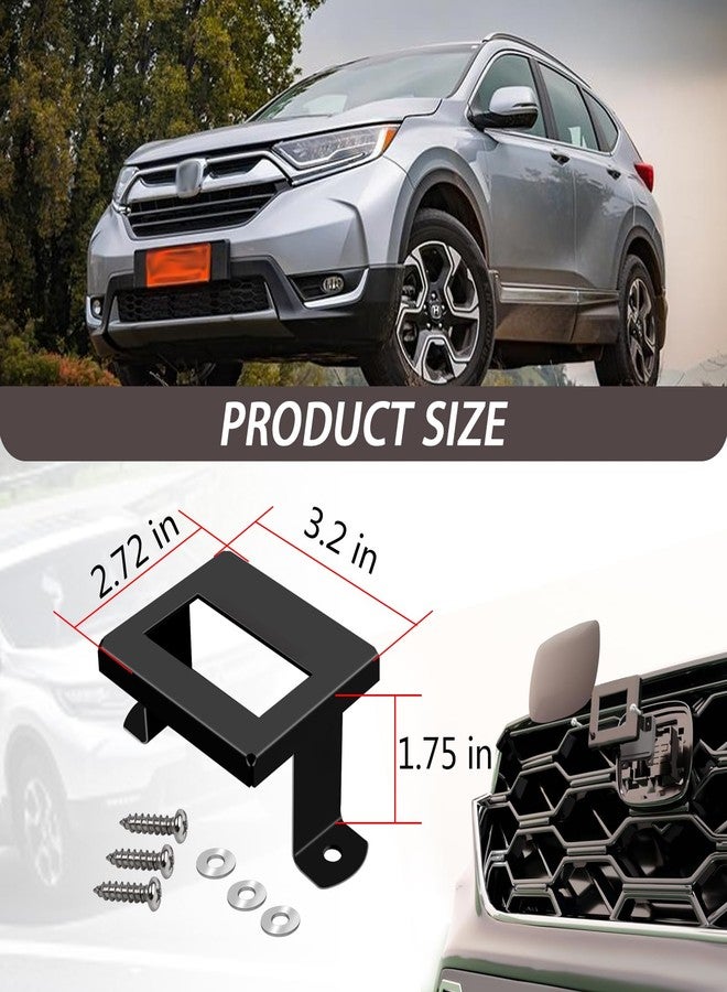Ciuouient Radar Sensor Protector Cover with Screws Compatible with Honda All CR-V Models from 2017-2022 which Have The Front Radar Sensor (Black) - Image 3