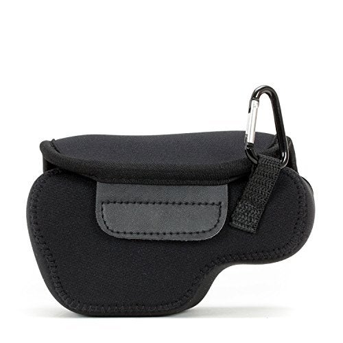 MegaGear MG064 Ultra Light Neoprene Camera Case Compatible with Sony Alpha A6400, A6500, A6300, A6000 (16-50 mm)-Black (MG063) - Image 5