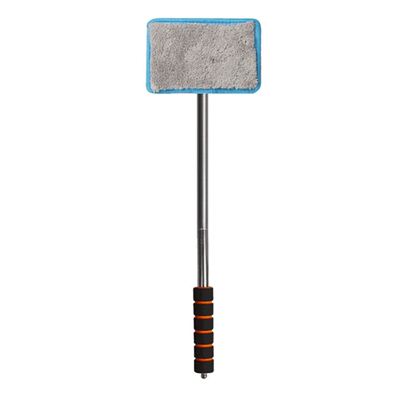 Retractable Car Windshield Cleaning Brush Microfiber Wash Tool - Aluminum Alloy Defogging Window Cleaner for Automotive Glass - Image 2