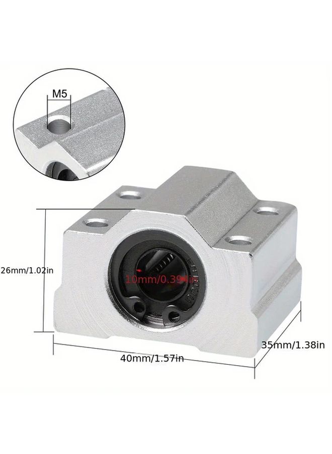 SCS12UU Linear Ball Bearing Slide Block 4 Rows Steel Balls for CNC 3D Printer Linear Rail Guide - Image 3