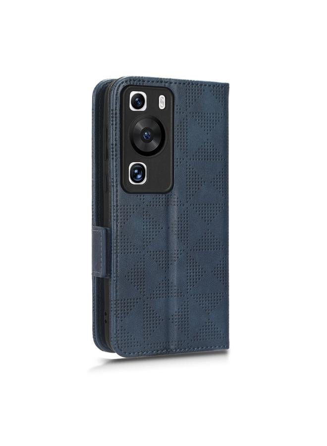 زبون جراب هاتف Huawei P60 / P60 Pro مصنوع من الجلد بتصميم مثلث متماثل - Image 3