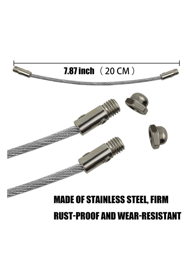 XiuWoo Upgraded Anti Tip Furniture Anchors, 2 Pack Stainless Steel Straps Wall Anchors Kit, Prevent Falling Earthquake Straps, Protect Children & Pets Safety - Image 5