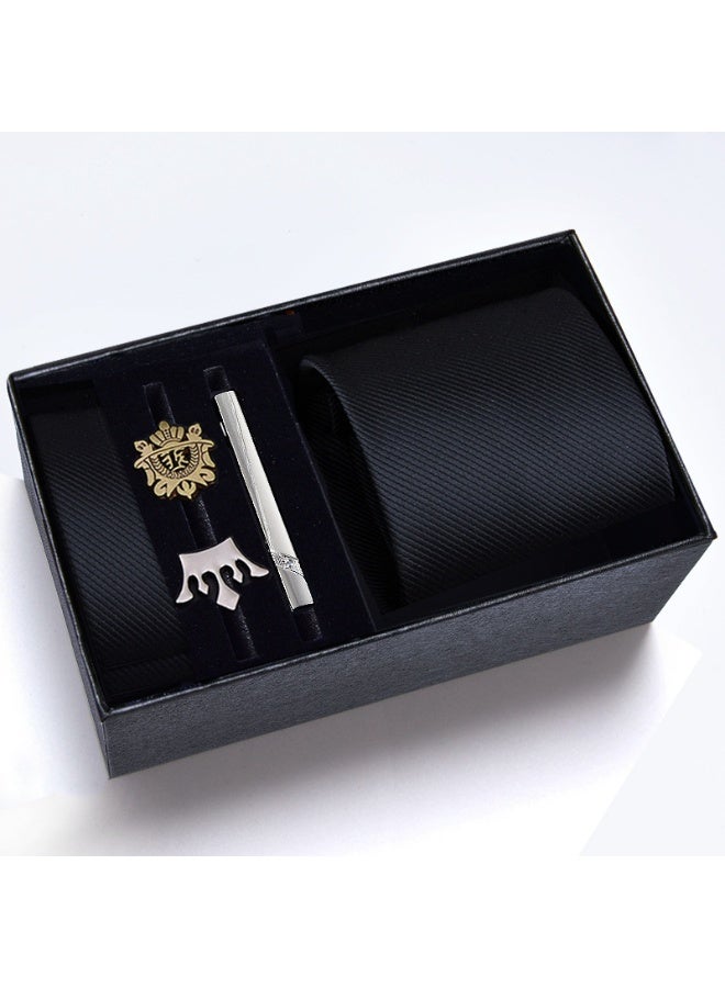 Shougu Men's Business Dress 8cm Tie Gift Box 