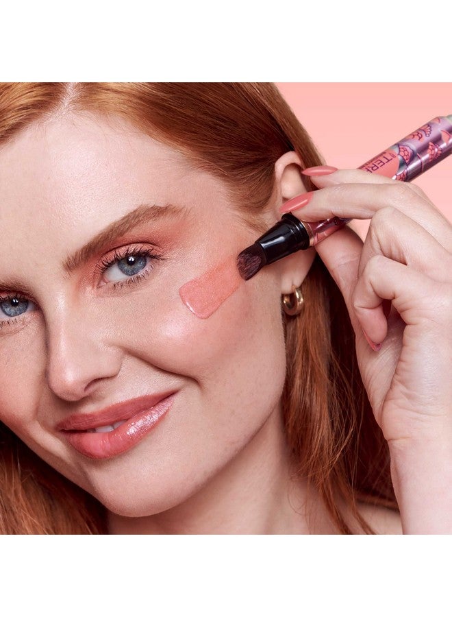 BY TERRY Brightening Cc Liquid Blush Hydrating & Radiant Formula Long Lasting Color Dewy Finish Rosy Flash 0.4 Oz - Image 3