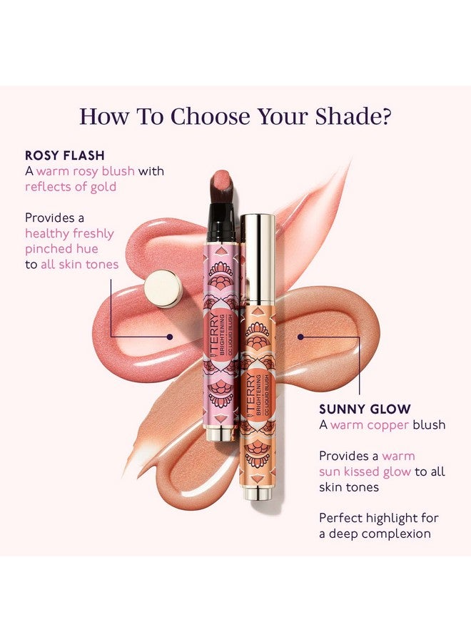 BY TERRY Brightening Cc Liquid Blush Hydrating & Radiant Formula Long Lasting Color Dewy Finish Rosy Flash 0.4 Oz - Image 5
