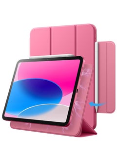 Jetech Magnetic Case For Ipad 10 10.9 Inch 2022 Model 10th Generation Magnetic Attachment Slim Tablet Cover With Auto Wake And Sleep Pink  - Image 1