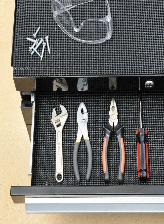 Con-Tact Brand Grip-N-Stick Durable Self-Adhesive Non-Slip Shelf and Drawer Liner, 18" x 4', Black, 6 Rolls - Image 3