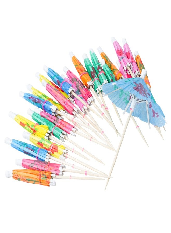 Chef Craft Select Party Umbrella Sticks, 4 inch 24 piece set, Assorted - Image 2