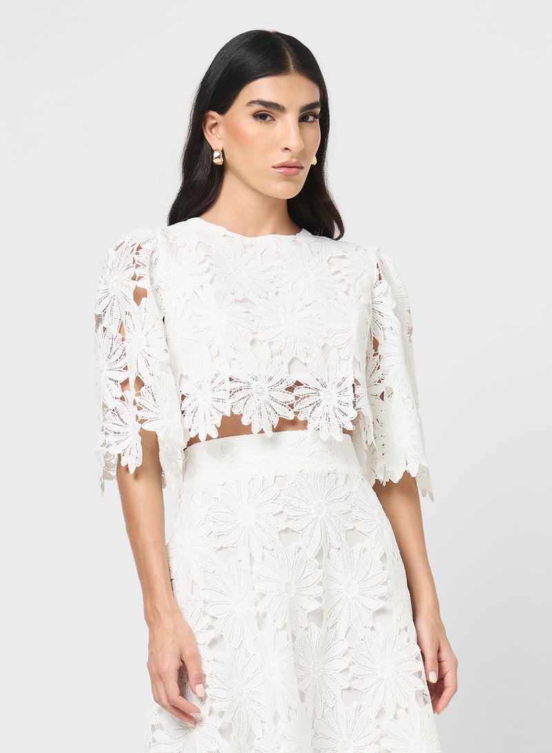ELLA Lace Top & Skirt Set - Image 3