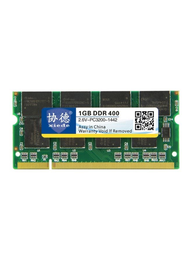 BURAQ XIEDE X007 DDR 400MHz 1GB General Full Compatibility Memory RAM Module for Laptop  - Image 1