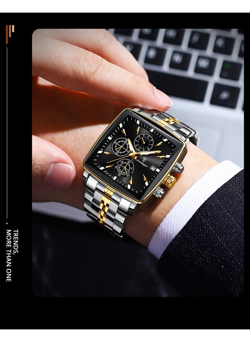 POEDAGAR ساعة رجال ساعة أعمال عصرية - Image 5