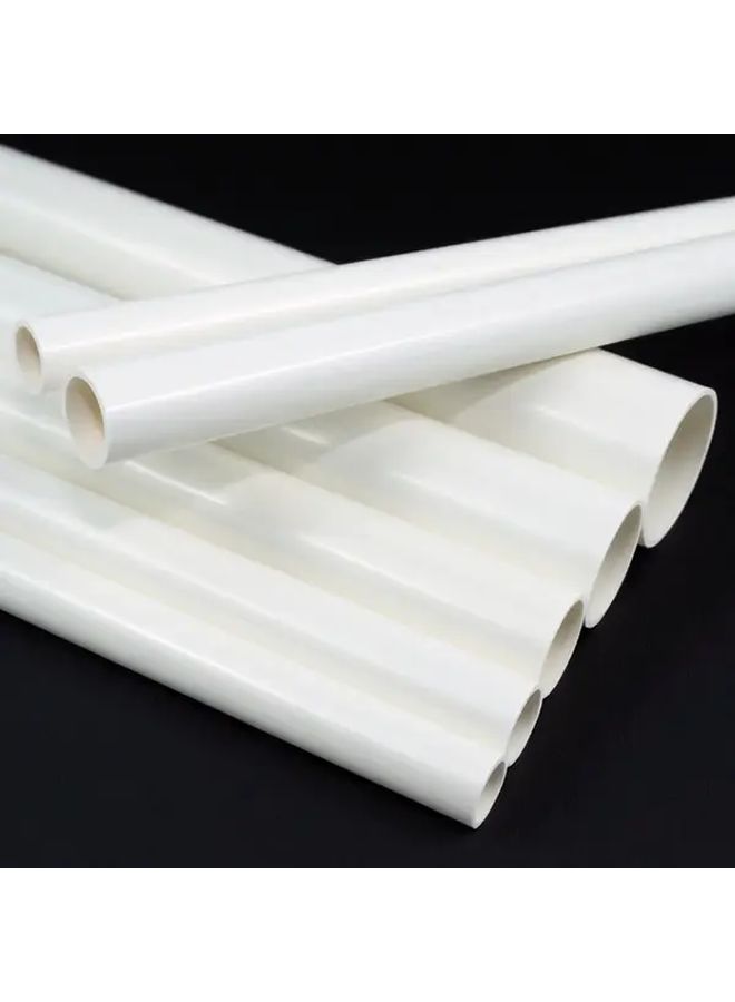 أنابيب PVC ذات الجدران الرقيقة الصلبة قطر 0.98 بوصة 2 قطعة أنابيب إمدادات المياه البيضاء للسباكة - Image 4