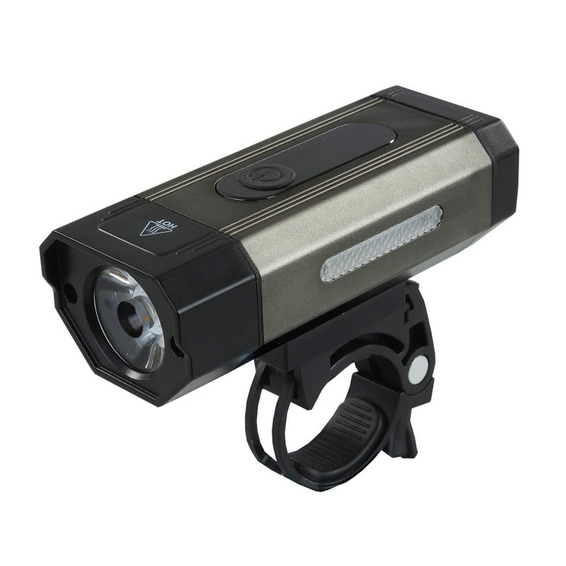 SHIVEXIM Waterproof Rechargeable USB Charging Cycle Front LED Light Adjustable Mout Headlight (Grey) - Image 4