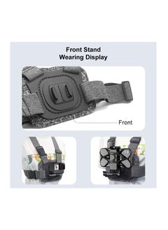 Excefore Adjustable Body Mount Belt Chest Strap with J Hook Mount & Long Screw & Phone Clamp, Capture Your Adventures (Chest Mount)  - Image 4