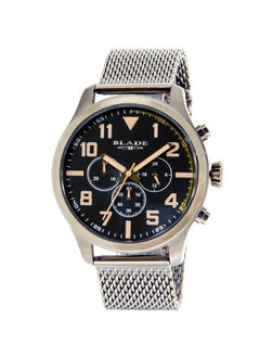 Blade Delta Round Shape Metal Analog Wrist Watch 3545G2ANA - 45mm - Black 