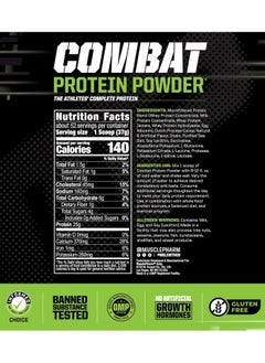 MusclePharm Musclepharm, Combat Protein Powder, 25g Protein, 4.1Lbs, Chocolate Milk, 52 Servings  - Image 3