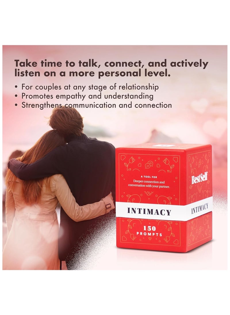 BestSelf Co. - Couples Game Deck by BestSelf ― 150 Engaging Conversation Starters for Couples to Strengthen Their Relationship, Trust & Openness ― Best Couples Gifts and Couple Game - Image 1
