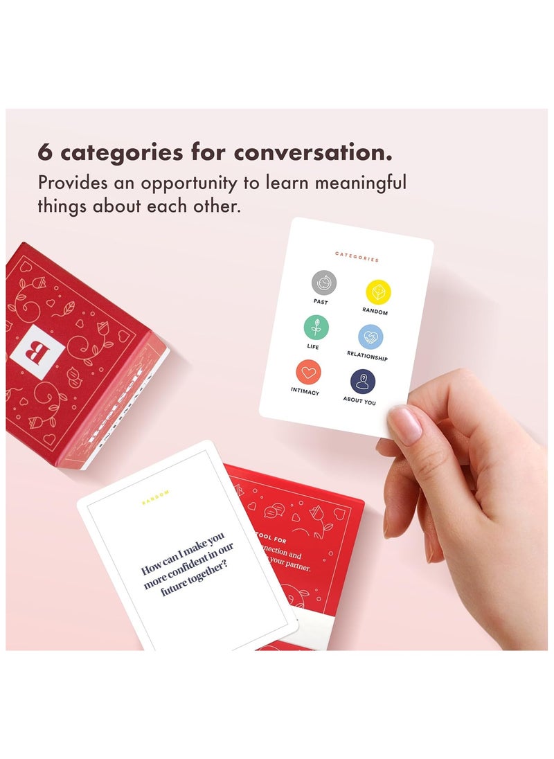 BestSelf Co. - Couples Game Deck by BestSelf ― 150 Engaging Conversation Starters for Couples to Strengthen Their Relationship, Trust & Openness ― Best Couples Gifts and Couple Game - Image 1