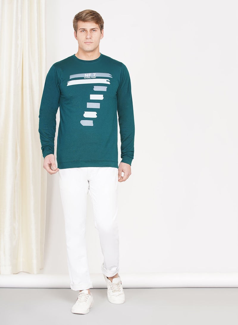 LAUREN Smith سويت شيرت كاجوال للرجال بياقة دائرية - Image 5