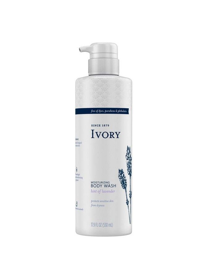 Ivory Moisturizing Body Wash Hint Of Lavender 17.9 Fl Oz 4.673 Lb - Image 2