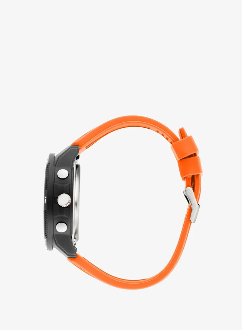 Sector EX-56 Men's Digital Watch - 46mm Case, Orange Plastic Strap, Acrylic Glass, 50M Water Resistant - R3251355002