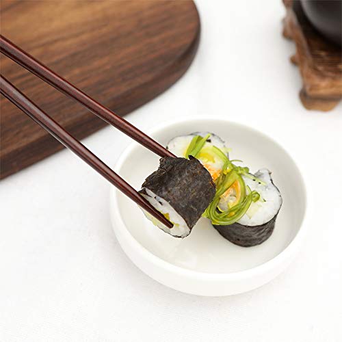 HuaLan Japanese Natural Wood Chopstick Set Reusable Classic Style Chopsticks Non-slip Design Chop Sticks 5 Pairs Gift Set - Image 3