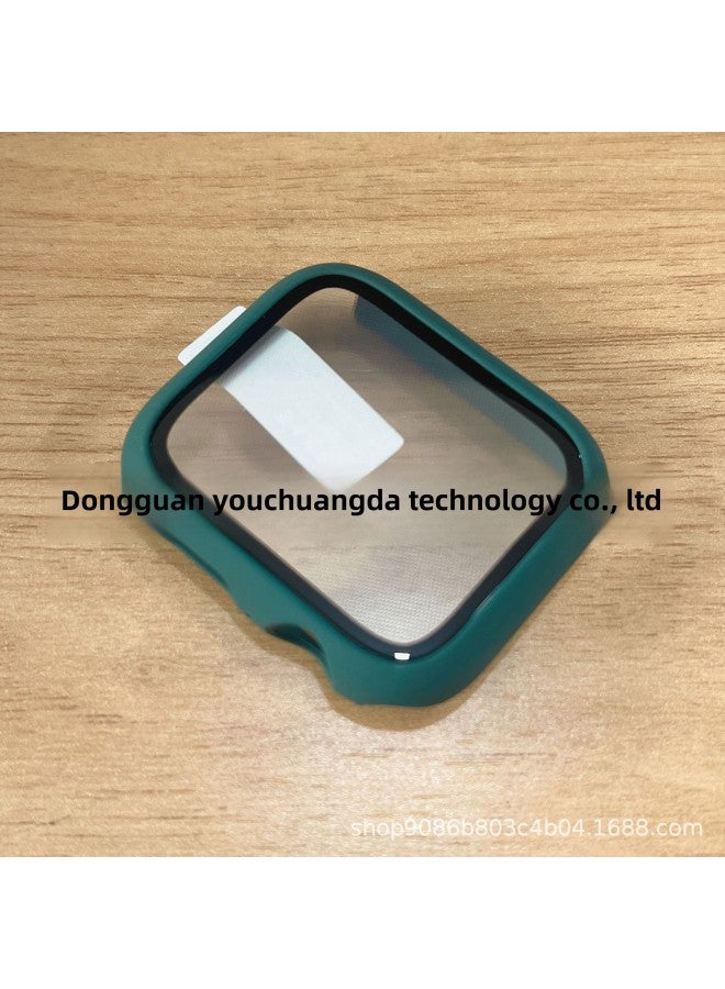 For Apple Watch Watch Case Iwatch987/6/5/4/3/2/1 Generation Case Film Integrated Protection-Color:Pine Needle Green-Exterior Dimension:S10 Ten Generations 46mm Special (opp Bag) - Image 1