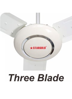 Stargold Electric Ceiling Fan 56 Inch 3 Blade Fan With Strong Air Breeze Double Ball Bearing Indoor Ceiling Fan 85W  - Image 2