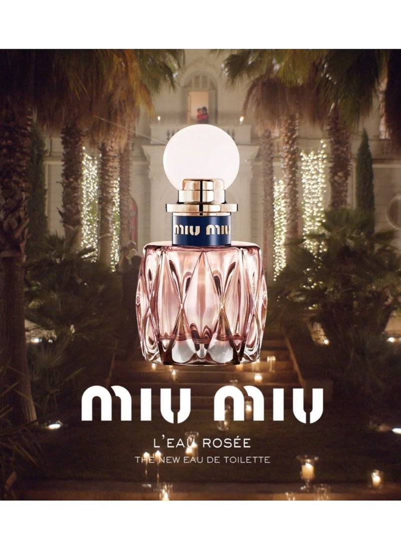 Miu Miu Miu Miu L'Eau Rosée Eau de Toilette for Women 100ml  - Image 3