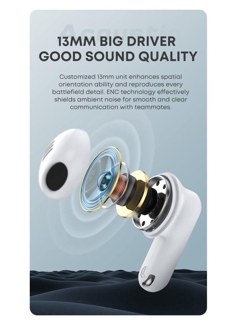 Langsdom Langsdom Theta Wireless Earbuds BT 5.3 Earphones Dual Modes Headphones for Game or Music  - Image 5