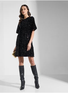 Boat Neck Sequin Dress - pzsku/ZD2A19D96E867C144AFFDZ/45/_/1732513640/da169e88-b49b-4e43-b031-0a023a0b2ceb