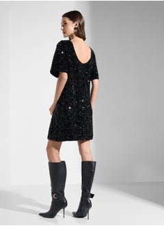 Boat Neck Sequin Dress - pzsku/ZD2A19D96E867C144AFFDZ/45/_/1732513642/b76a65f4-91a2-4736-a841-0ec4c2697585