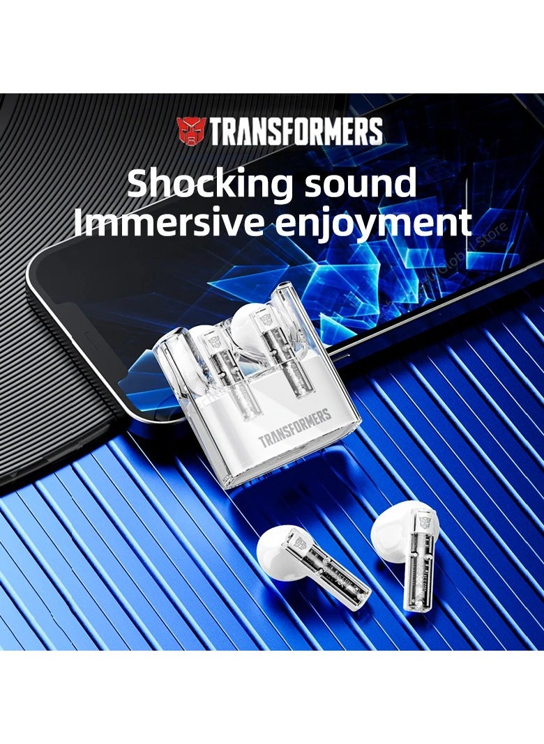 TRANSFORMERS - Transformers TF-T08 TWS Wireless Headphones Bluetooth 5.3 Megatron Purple Game Sports - Image 1