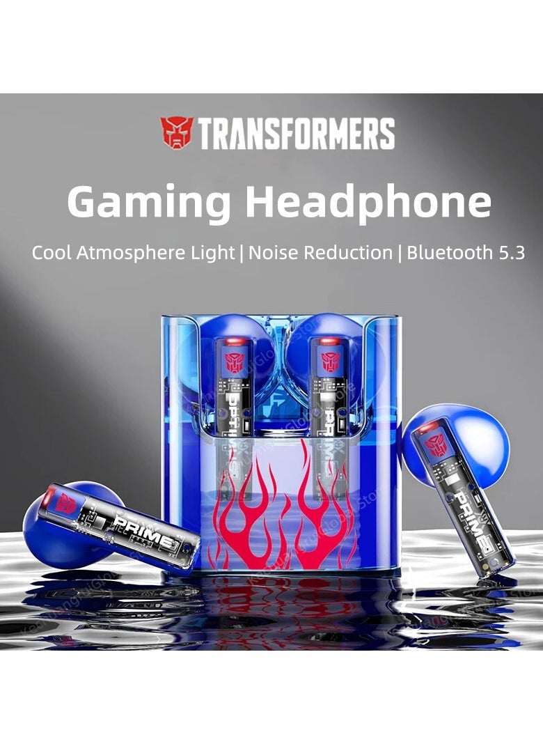 TRANSFORMERS - Transformers TF-T08 TWS Wireless Headphones Bluetooth 5.3 Megatron Purple Game Sports - Image 1