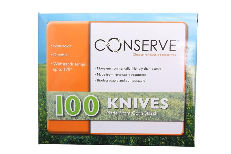 Baumgartens CONSERVE Knives 100 Pack OFF WHITE 10233 - Image 3