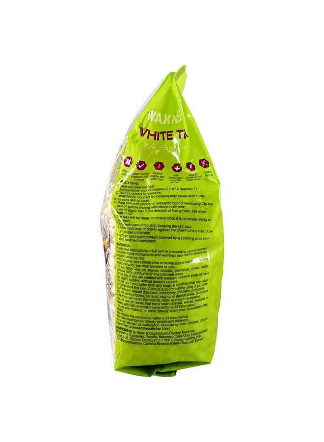wax necessities Essities Film Hard Wax Beads White Tea Cream 2.2 Pound - Image 4