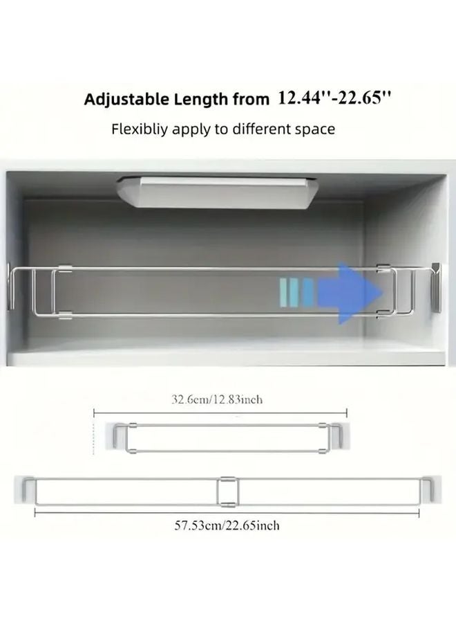 Adjustable Tension Bar For RV Fridge Cabinet 12 5 To 22 3 Inch Height Range - Image 3