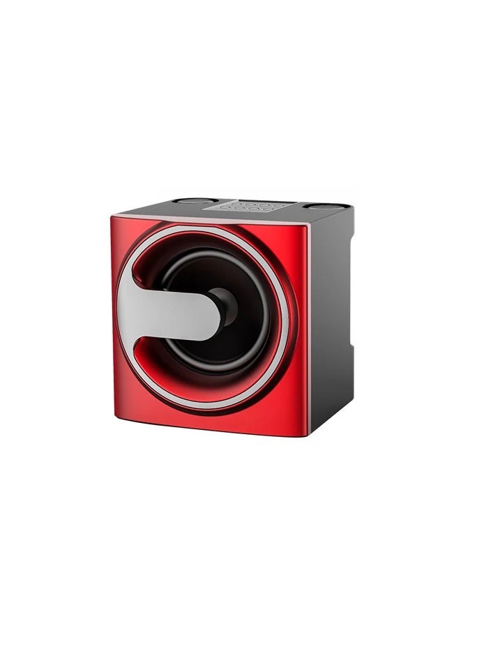 YS-207 Portable Bluetooth Speaker with 2 Microphones Wireless Red - Image 2