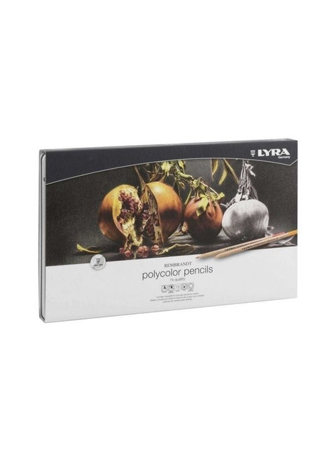 Lyra Rembrandt Polycolor Colored Pencils - 72 Professional Colored Pencils for Artists and Students - Vibrant Smooth Colored Pencils for Drawing Coloring Sketching Portraiture and More