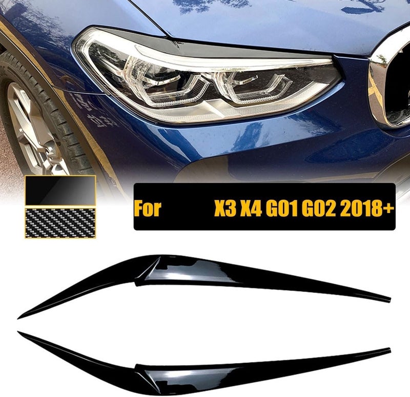 Vuzmode Glossy Black Eyelids for BMW X3/X4 - Image 2