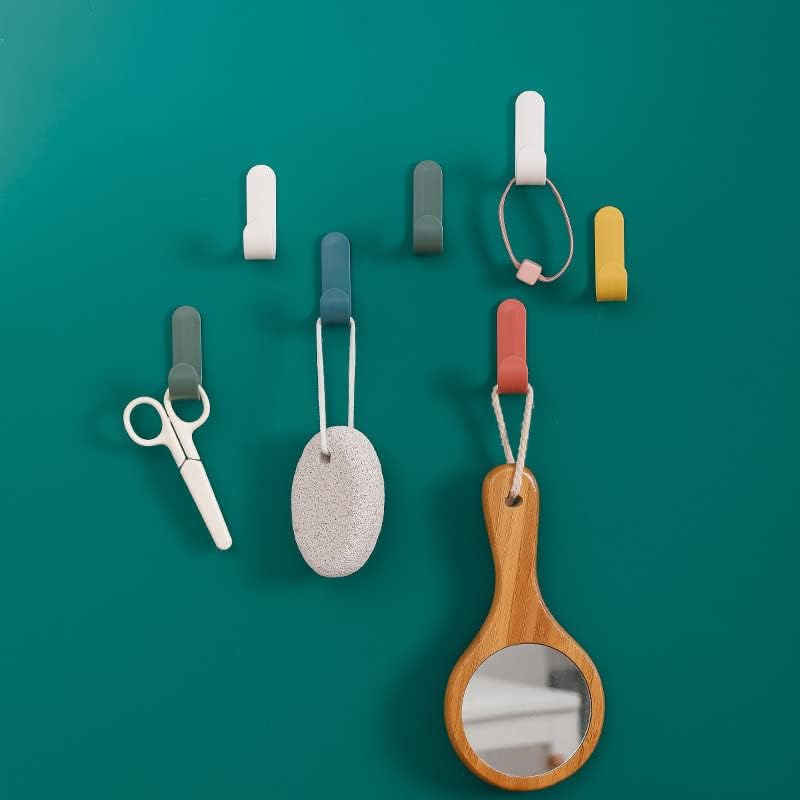 GODFLY GODFLY Plastic Hooks Plastic Wall Hooks Wall Hook Self Adhesive Hanger Hooks Heavy Duty Clothes Handbag Hanger for Home Kitchen Bathroom Towel Umbrella Key Hanging Rack30 PCS  - Image 2